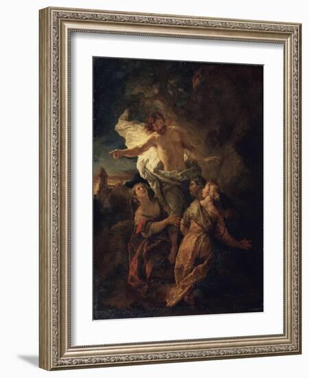 Christ and the Holy Women, Early 1680S-Charles de La Fosse-Framed Giclee Print