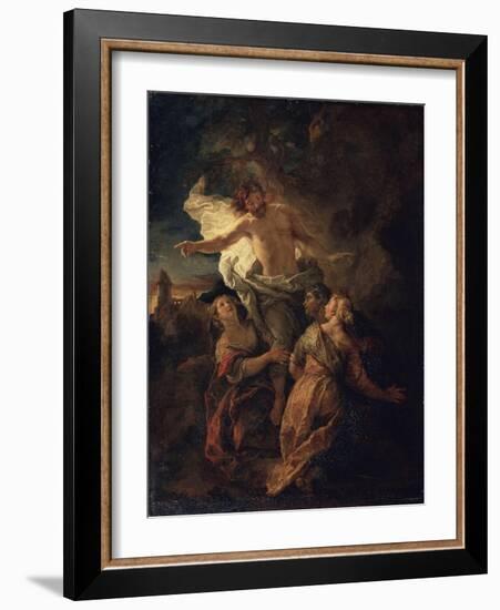 Christ and the Holy Women, Early 1680S-Charles de La Fosse-Framed Giclee Print