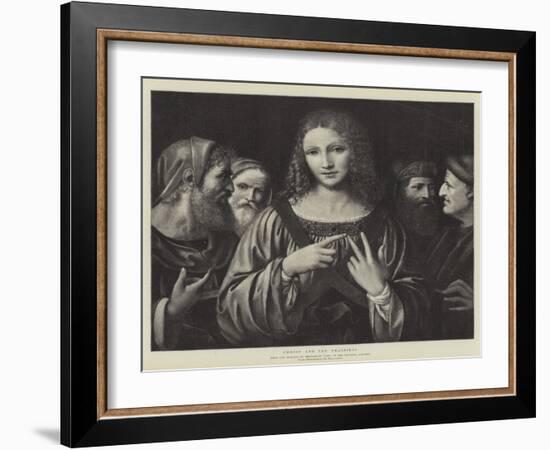 Christ and the Pharisees-Bernardino Luini-Framed Giclee Print