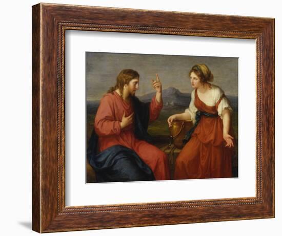 Christ and the Samaritan Woman at the Well, 1796-Angelica Kauffmann-Framed Giclee Print