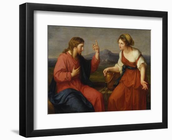 Christ and the Samaritan Woman at the Well, 1796-Angelica Kauffmann-Framed Giclee Print