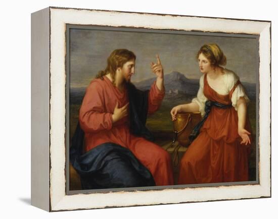 Christ and the Samaritan Woman at the Well, 1796-Angelica Kauffmann-Framed Premier Image Canvas