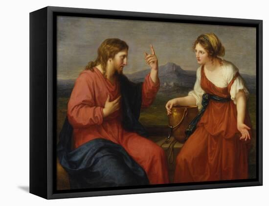Christ and the Samaritan Woman at the Well, 1796-Angelica Kauffmann-Framed Premier Image Canvas