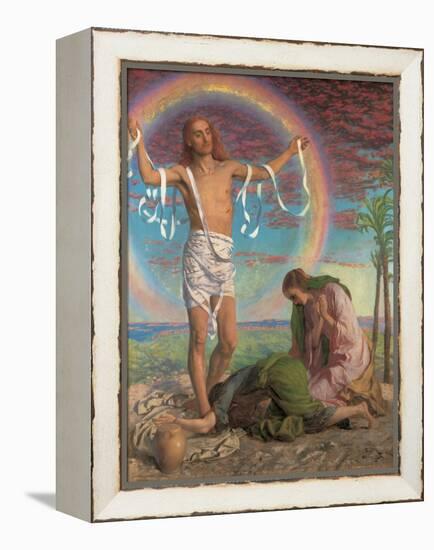 Christ and the Two Marys-William Holman Hunt-Framed Premier Image Canvas