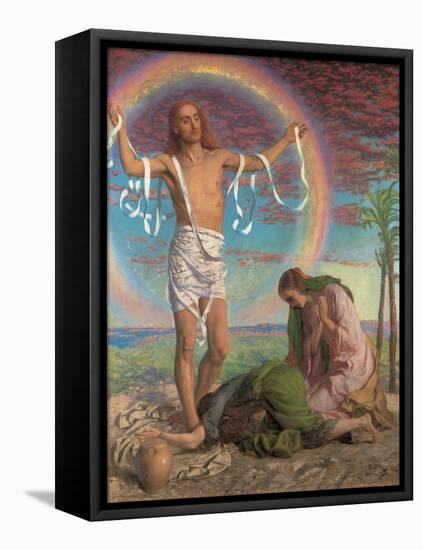 Christ and the Two Marys-William Holman Hunt-Framed Premier Image Canvas