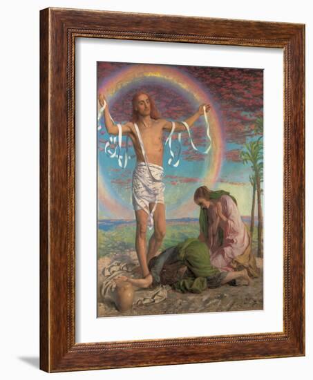 Christ and the Two Marys-William Holman Hunt-Framed Giclee Print