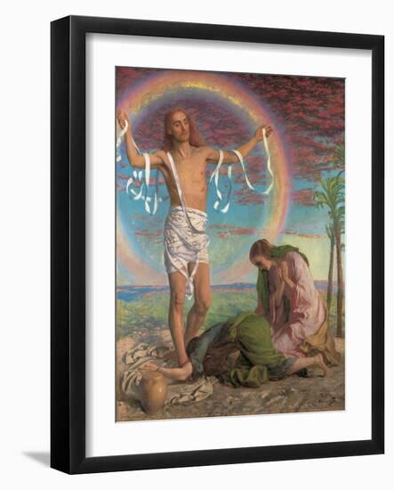 Christ and the Two Marys-William Holman Hunt-Framed Giclee Print