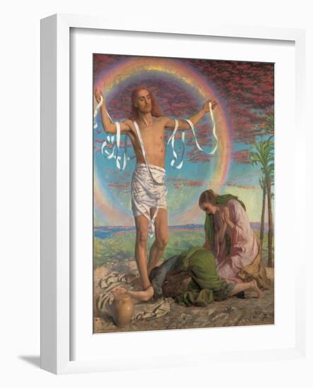 Christ and the Two Marys-William Holman Hunt-Framed Giclee Print