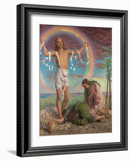 Christ and the Two Marys-William Holman Hunt-Framed Giclee Print