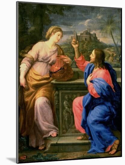 Christ and the Woman from Samaria-Carlo Maratti-Mounted Giclee Print