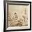 Christ and the Woman of Samaria-Rembrandt van Rijn-Framed Giclee Print