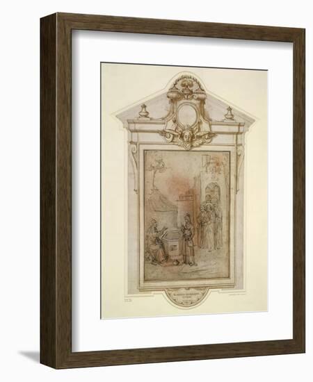 Christ and the Woman of Samaria-null-Framed Art Print