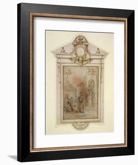 Christ and the Woman of Samaria-null-Framed Art Print