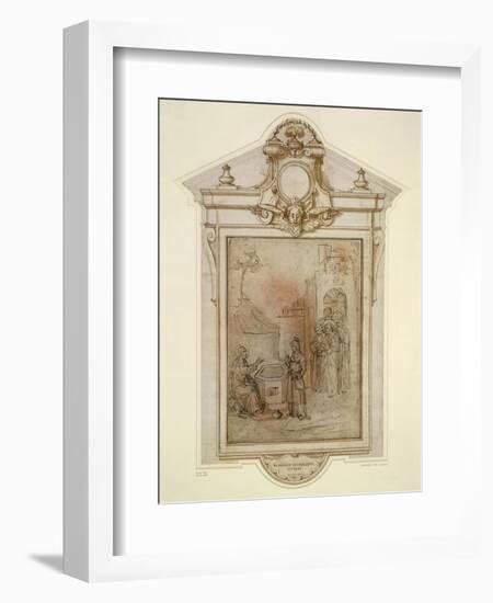 Christ and the Woman of Samaria-null-Framed Art Print