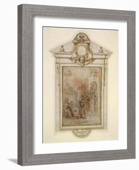 Christ and the Woman of Samaria-null-Framed Art Print