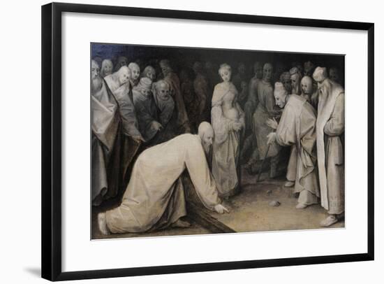 Christ and the Woman Taken in Adultery, 1565-null-Framed Giclee Print