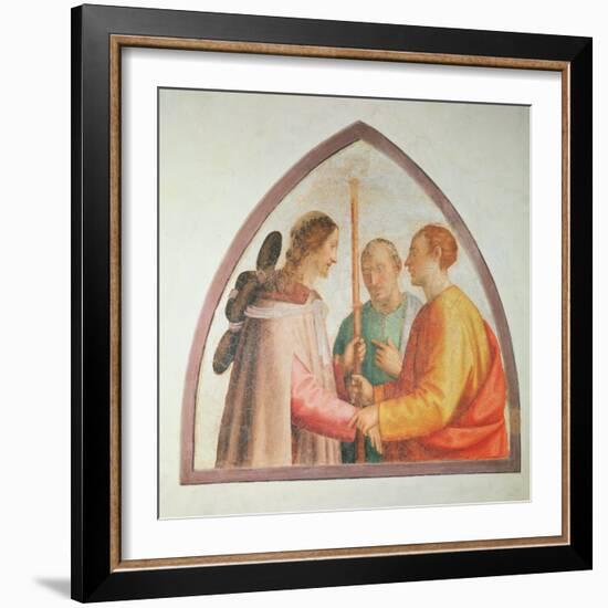 Christ Appearing on the Road to Emmaus-Fra Bartolommeo-Framed Giclee Print