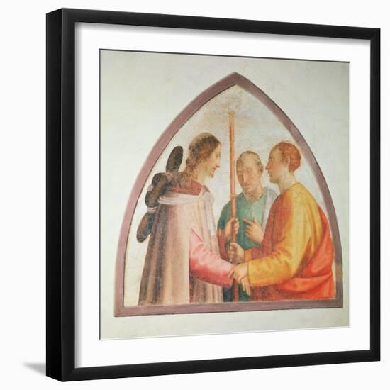 Christ Appearing on the Road to Emmaus-Fra Bartolommeo-Framed Giclee Print