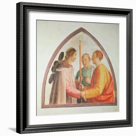 Christ Appearing on the Road to Emmaus-Fra Bartolommeo-Framed Giclee Print