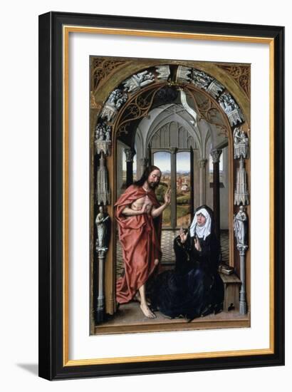 Christ Appearing to His Mother, C1440-Rogier van der Weyden-Framed Giclee Print