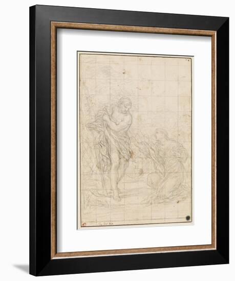 Christ Appearing to Mary Magdalene-Ciro Ferri-Framed Giclee Print