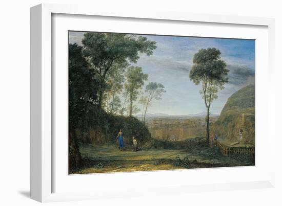 Christ Appearing to St. Mary Magdalene (Noli Me Tanger)-Claude Lorraine-Framed Giclee Print