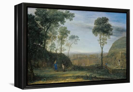 Christ Appearing to St. Mary Magdalene (Noli Me Tanger)-Claude Lorraine-Framed Premier Image Canvas