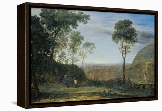 Christ Appearing to St. Mary Magdalene (Noli Me Tanger)-Claude Lorraine-Framed Premier Image Canvas