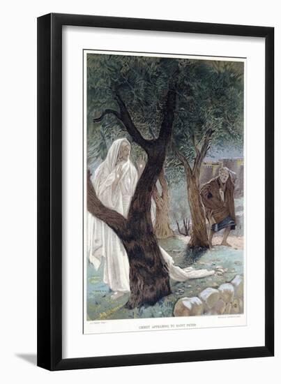 Christ Appearing to St Peter, C1890-James Jacques Joseph Tissot-Framed Giclee Print