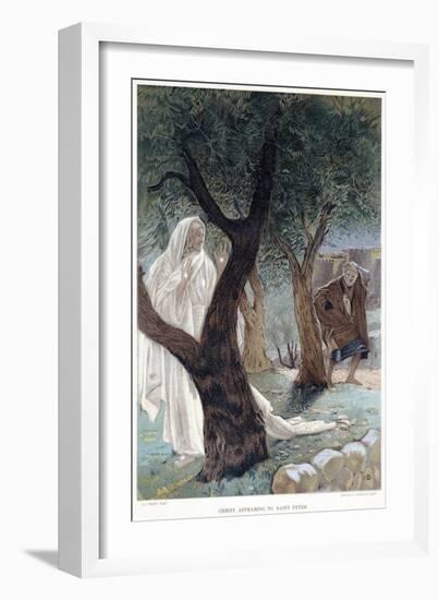 Christ Appearing to St Peter, C1890-James Jacques Joseph Tissot-Framed Giclee Print