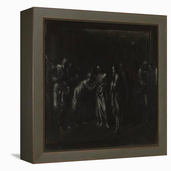 Christ Appearing to the Disciples-null-Framed Premier Image Canvas