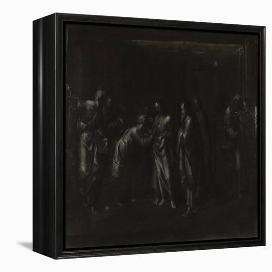 Christ Appearing to the Disciples-null-Framed Premier Image Canvas