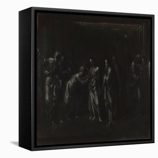 Christ Appearing to the Disciples-null-Framed Premier Image Canvas