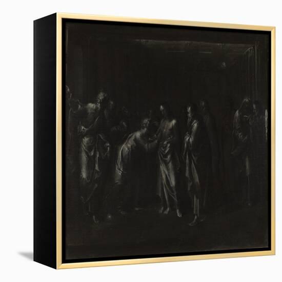 Christ Appearing to the Disciples-null-Framed Premier Image Canvas