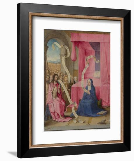 Christ Appearing to the Virgin with the Redeemed of the Old Testament, C. 1500-Juan de Flandes-Framed Giclee Print