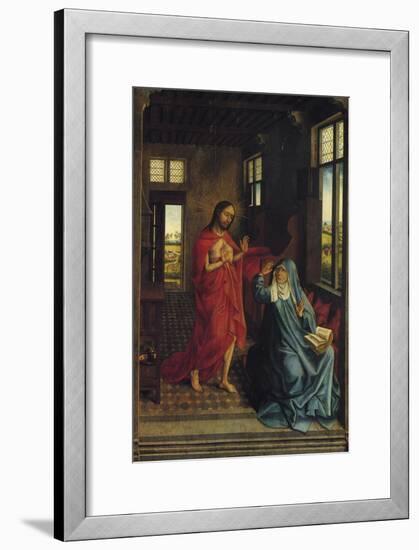 Christ Appearing to the Virgin-Rogier van der Weyden-Framed Art Print