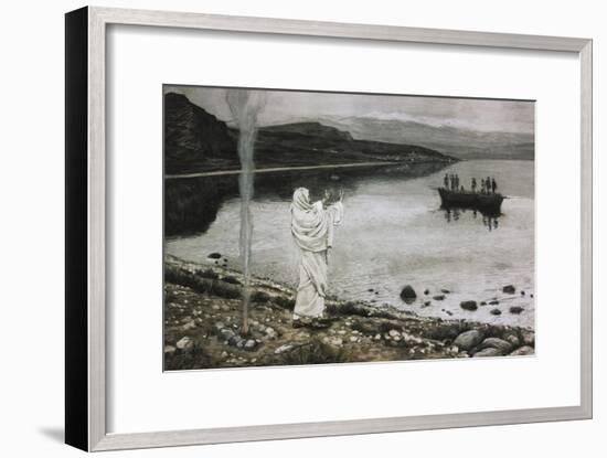 Christ Appears on the Borders of the Tiberius Sea-James Tissot-Framed Giclee Print