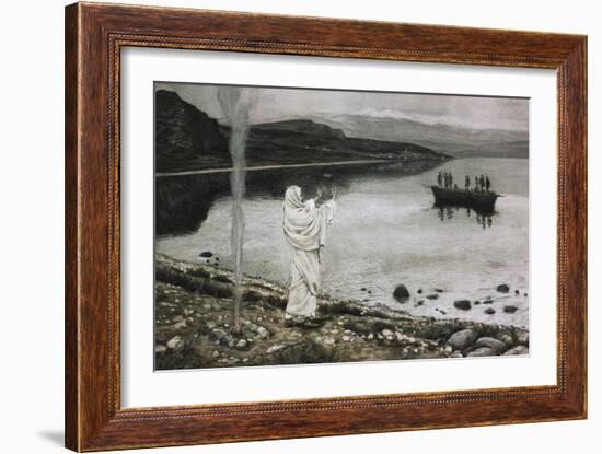 Christ Appears on the Borders of the Tiberius Sea-James Tissot-Framed Giclee Print