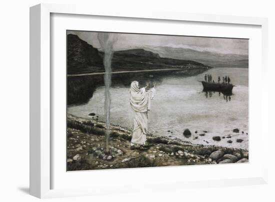 Christ Appears on the Borders of the Tiberius Sea-James Tissot-Framed Giclee Print