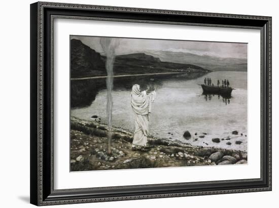 Christ Appears on the Borders of the Tiberius Sea-James Tissot-Framed Giclee Print