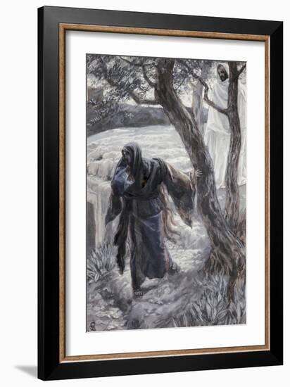 Christ Appears to Mary Magdalene-James Tissot-Framed Giclee Print