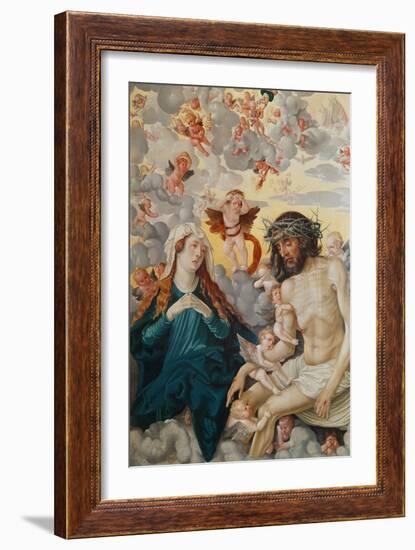 Christ as Man of Sorrows, 1513 (On Panel)-Hans Baldung Grien-Framed Giclee Print