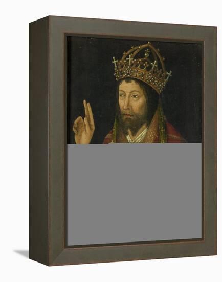 Christ as Salvator Mundi, C.1500 (Oil on Panel)-Anonymous Anonymous-Framed Premier Image Canvas