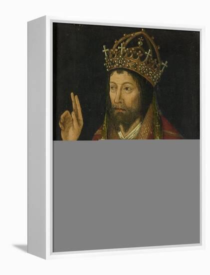 Christ as Salvator Mundi, C.1500 (Oil on Panel)-Anonymous Anonymous-Framed Premier Image Canvas