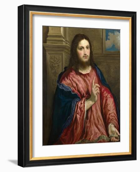 Christ as the Light of the World, C. 1550-Paris Bordone-Framed Giclee Print