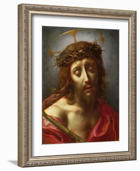 Christ as the Man of Sorrows-Carlo Dolci-Framed Giclee Print