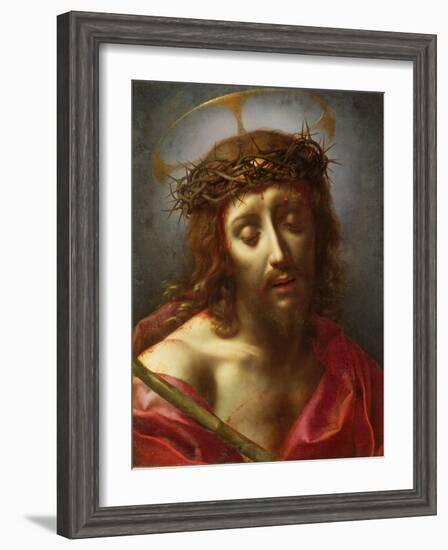 Christ as the Man of Sorrows-Carlo Dolci-Framed Giclee Print