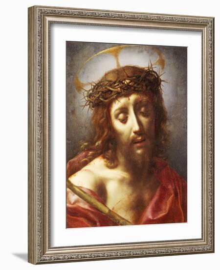 Christ as the Man of Sorrows-Carlo Dolci-Framed Giclee Print