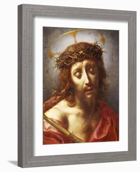 Christ as the Man of Sorrows-Carlo Dolci-Framed Giclee Print