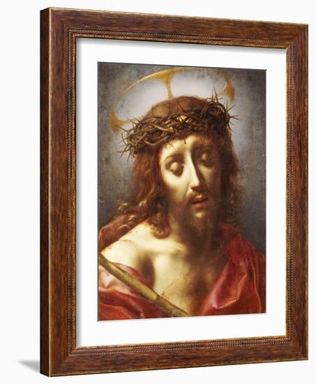 Christ as the Man of Sorrows-Carlo Dolci-Framed Giclee Print